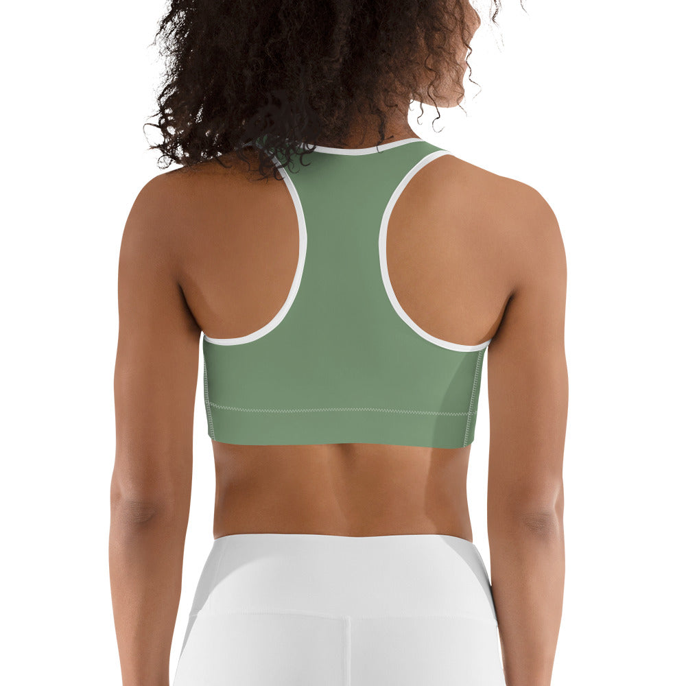 Grön Mandala Yoga / Sport BH Med Racerback