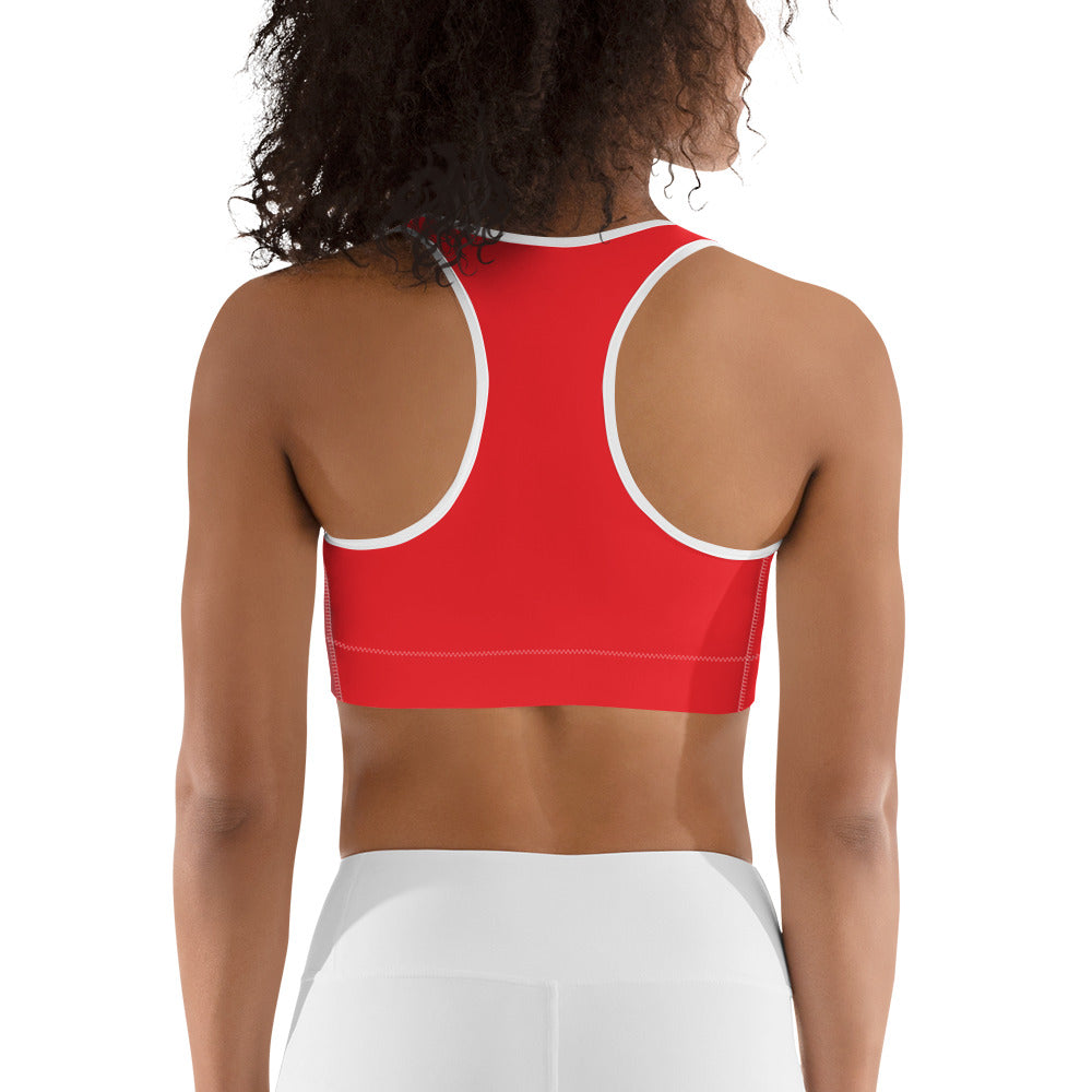 Röd Mandala Yoga / Sport BH Med Racerback