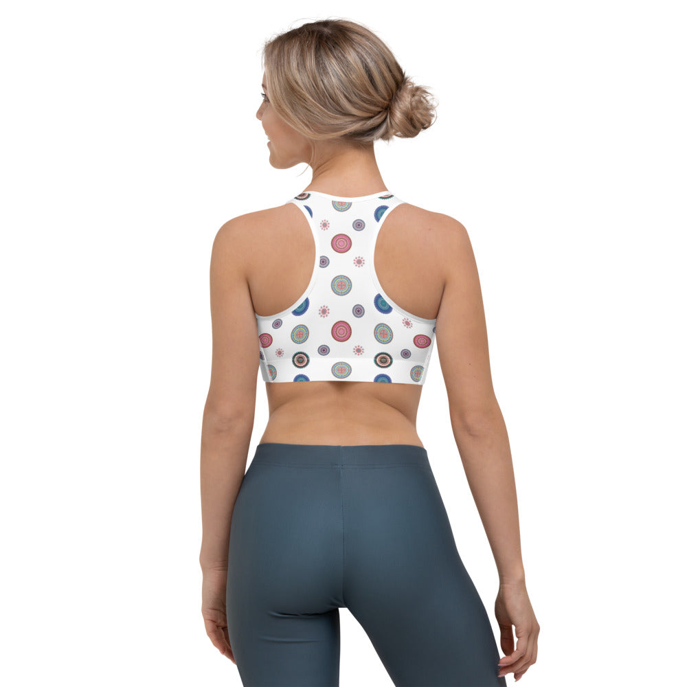 Vit Mandala Yoga / Sport BH Med Racerback