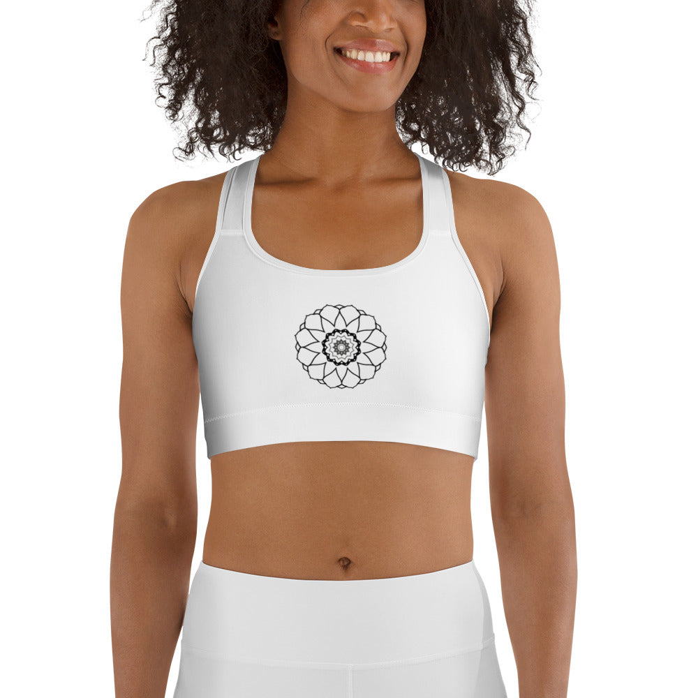 Vit Mandala Yoga / Sport BH Med Racerback