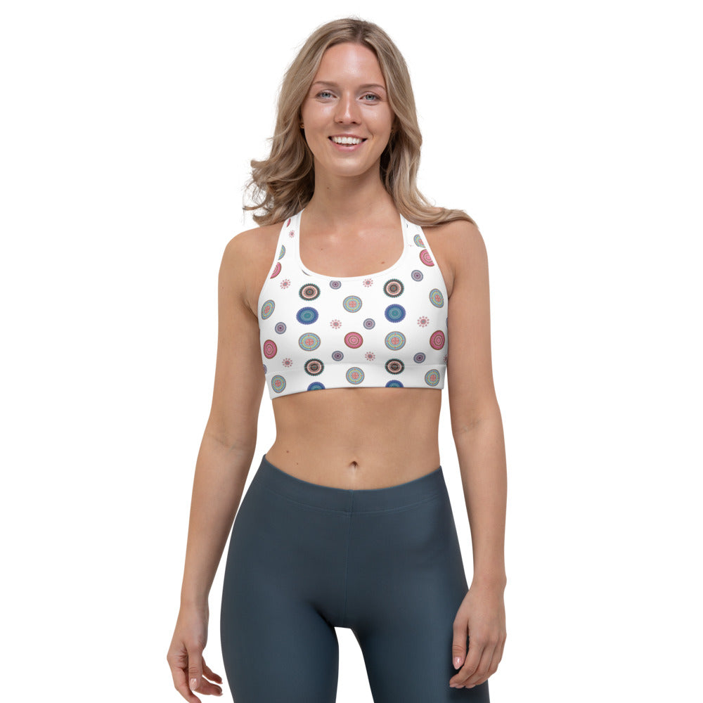 Vit Mandala Yoga / Sport BH Med Racerback