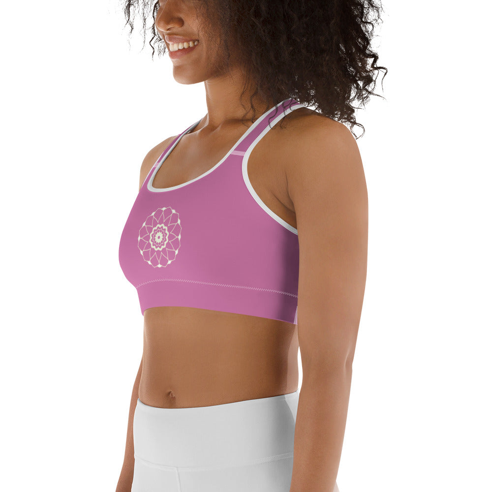 Rosa Mandala Yoga / Sport BH Med Racerback