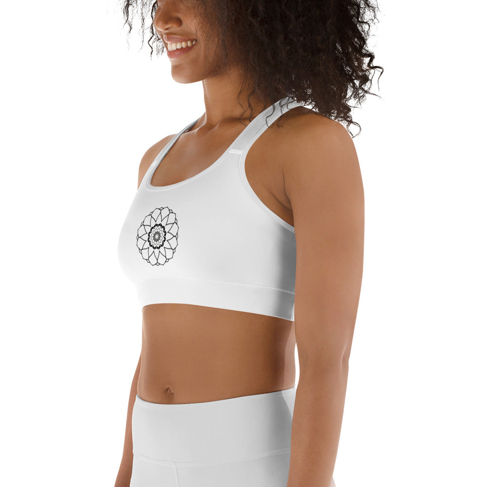 Vit Mandala Yoga / Sport BH Med Racerback