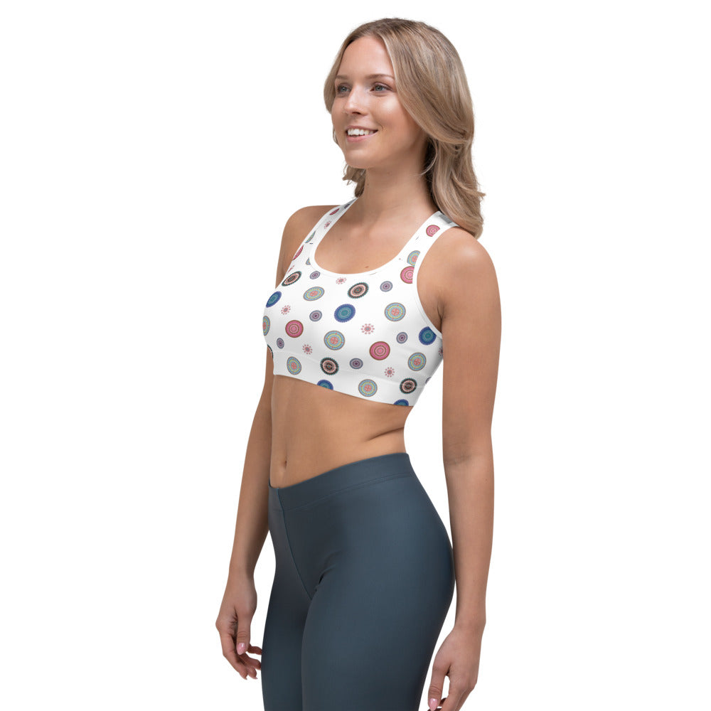 Vit Mandala Yoga / Sport BH Med Racerback