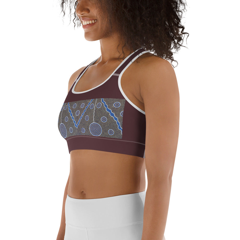 Aborigin Stamkonst Brun Yoga / Sport BH