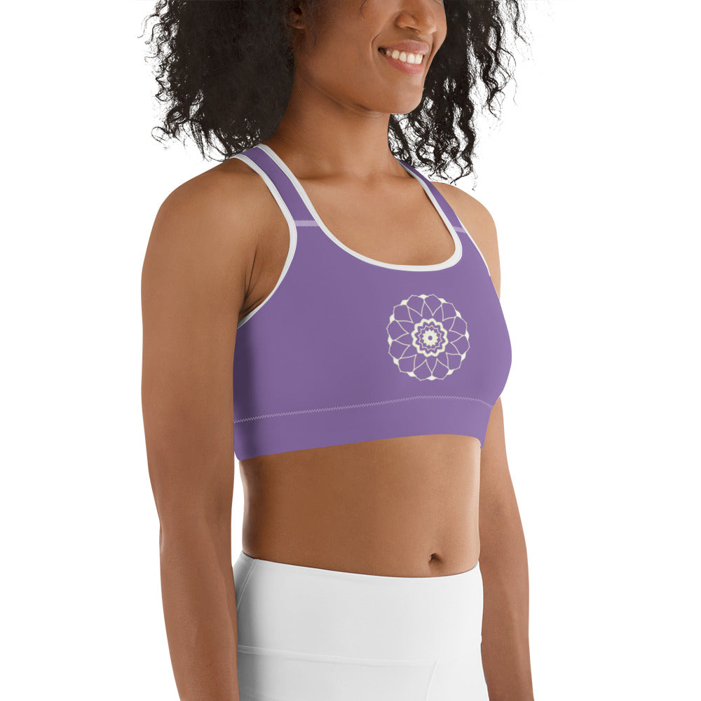 Lila Mandala Yoga / Sport BH Med Racerback