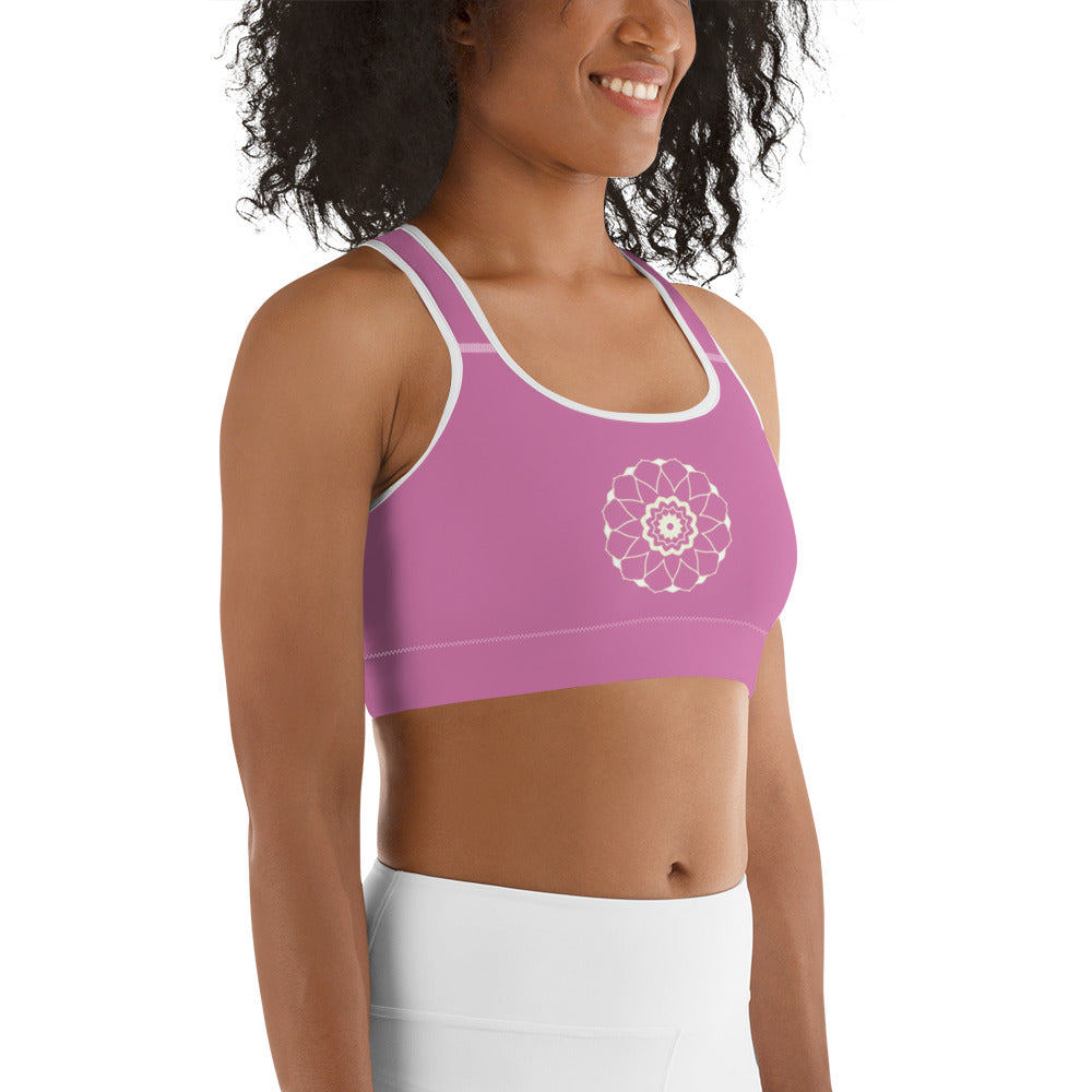 Rosa Mandala Yoga / Sport BH Med Racerback