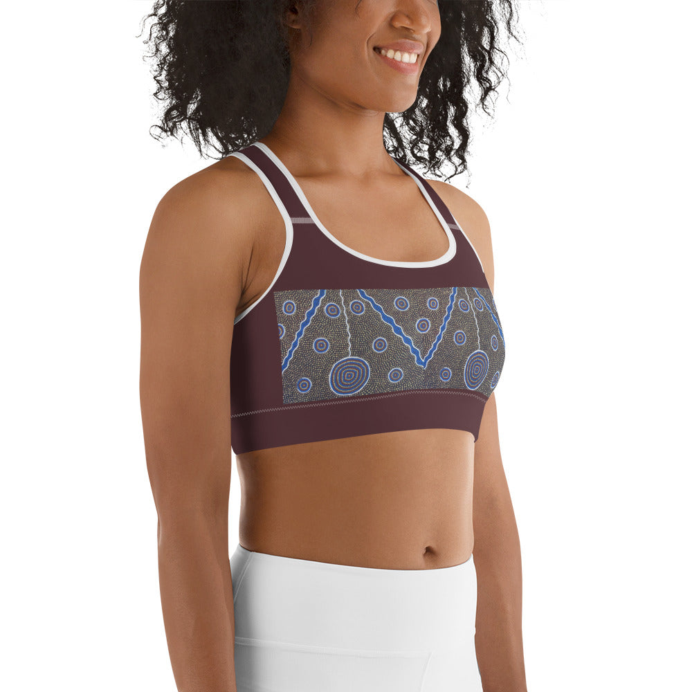 Aborigin Stamkonst Brun Yoga / Sport BH